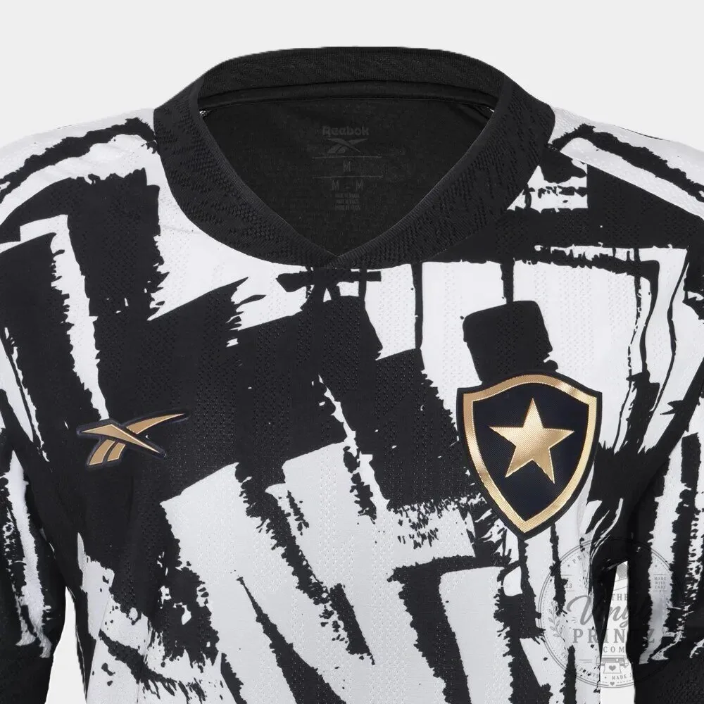 Botafogo Futebol e Regatas Black and White Graffiti Pattern Soccer Jersey 14 Botafogo Futebol e Regatas Black and White Graffiti Pattern Soccer Jersey